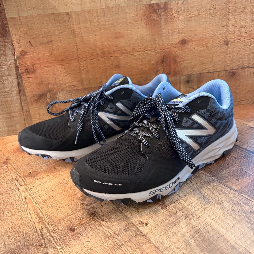 Nib New Balance 690v2 Womens Sz 9-1/2 Trail Running Wt690lb2 Blue Shoes Sneakers